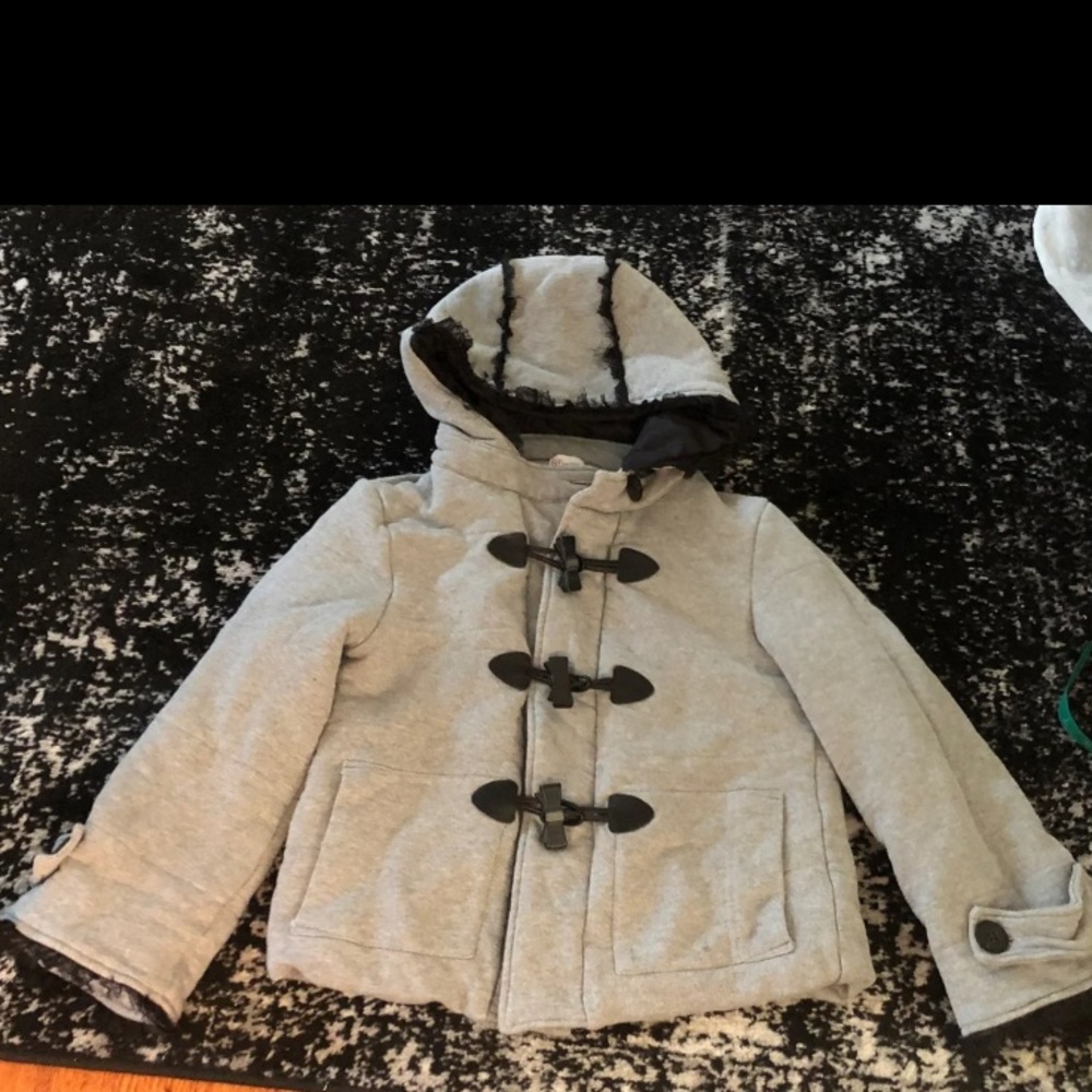 🖤❤️RED Valentino Grey Black Ruffles Jacket - Picture 3 of 11